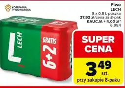 Carrefour Market Piwo LECH oferta