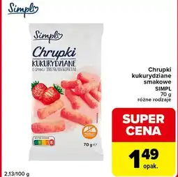 Globi Chrupki truskawkowe Simpl oferta