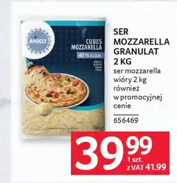 Selgros Ser mozzarella granulat oferta