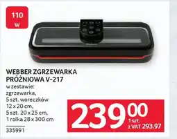 Selgros Webber zgrzewarka próżniowa v-217 oferta