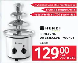 Selgros Fontanna do czekolady founde oferta