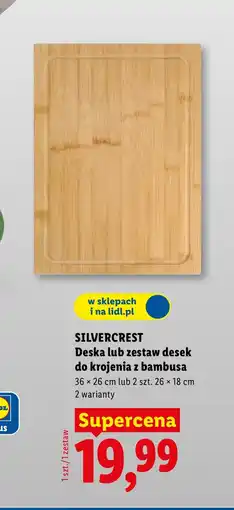 Lidl Zestaw desek do krojenia SilverCrest oferta