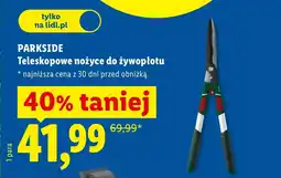Lidl Nożyce do żywołpłotu Parkside oferta