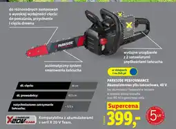 Lidl Piła łańcuchowa Parkside oferta