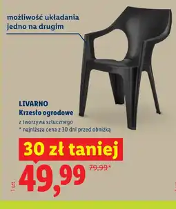 Lidl Krzesło ogrodowe Livarno oferta