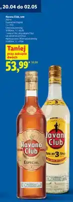 Lidl Rum Havana Club Original oferta