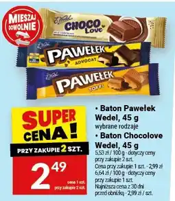 Twój Market Baton Chocolove Wedel oferta