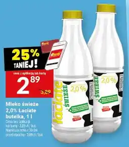 Twój Market Mleko świeże Łaciate butelka 2.0% oferta