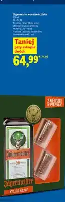 Lidl W zestawie likier z 2 kieliszkami oferta