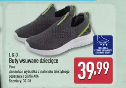 ALDI Buty dziecięce L & D oferta