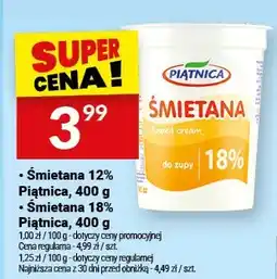 Twój Market Śmietana 18% Piątnica oferta