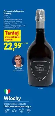 Lidl Prosecco Asolo Superiore Extra Dry oferta