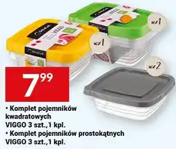 Twój Market Komplet pojemników prostokątnych VIGGO oferta