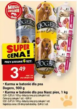 Twój Market Karma w batonie dla psa Nasz pies oferta