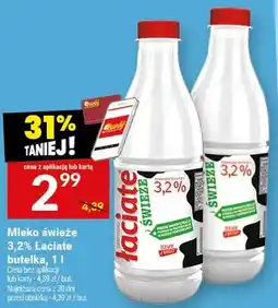 Twój Market Mleko świeże Łaciate butelka 3,2% oferta