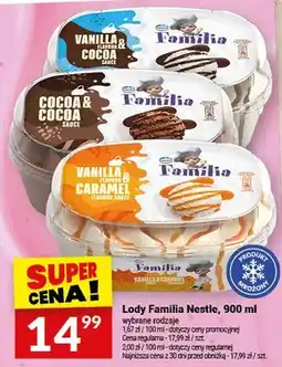 Twój Market Lody Familia Nestlé oferta
