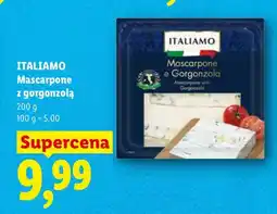 Lidl Ser mascarpone z gorgonzolą oferta