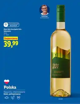 Lidl Wino białe Sauvignier Gris - Johanniter oferta