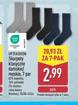 ALDI Skarpety Up2Fashion oferta