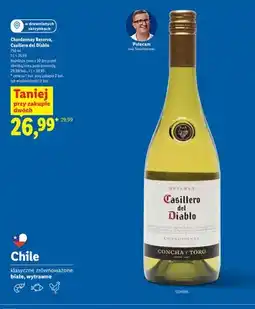 Lidl Wino Chardonnay Reserva Casillero del Diablo oferta