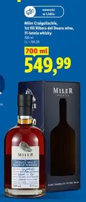 Lidl Whisky 11-letnia 1st Fill Ribera del Duero wine oferta