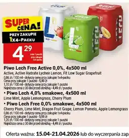 Twój Market Piwo Lech Free Fit Low Sugar 0% oferta