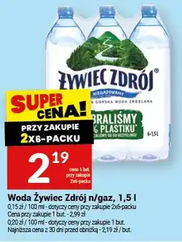 Twój Market Woda Żywiec Zdrój n/gaz oferta