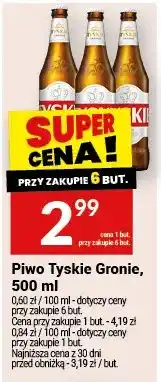 Twój Market Piwo Tyskie Gronie oferta