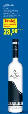 Lidl Wódka Ogiński oferta