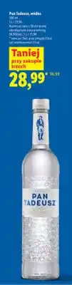 Lidl Wódka Pan Tadeusz oferta
