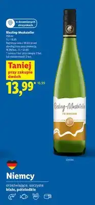 Lidl Wino Riesling-Muskateller oferta