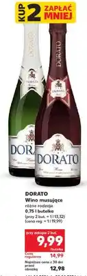 Kaufland Wino musujące Dorato różne rodzaje oferta