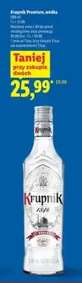 Lidl Wódka Krupnik Premium oferta