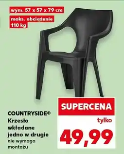 Kaufland Krzesło wkładane jedno w drugie nie wymaga montażu oferta