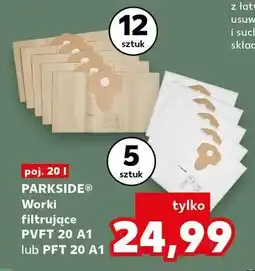 Kaufland Worki filtrujące PVFT 20 A1 lub PFT 20 A1 oferta