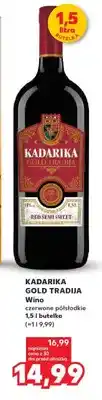 Kaufland Wino czerwone półsłodkie Gold Tradija oferta