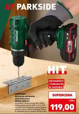 Kaufland Wiertarko-wkrętarka akumulatorowa PBSSA 20-Li A1 oferta