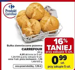 Carrefour Bułka ziemniaczana pszenna oferta