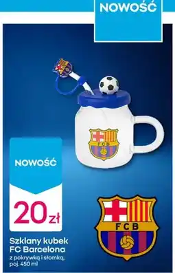 Pepco Szklany kubek z pokrywką i słomką oferta