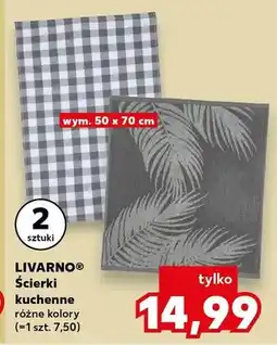 Kaufland Ścierki kuchenne różne kolory oferta