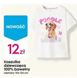 Pepco Koszulka dziewczęca 100% bawełny oferta