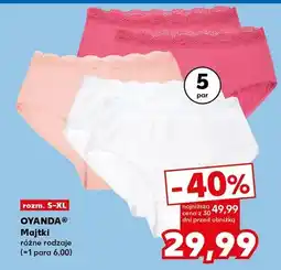 Kaufland Majtki różne rodzaje oferta