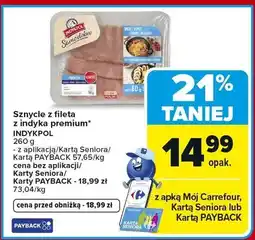 Carrefour Sznycel z fileta z indyka premium oferta