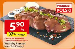 Auchan Wątroby kurczęt luzem oferta