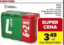 Carrefour Piwo Lech 8x0,5l puszka oferta