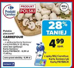 Carrefour Pieczarki polskie oferta