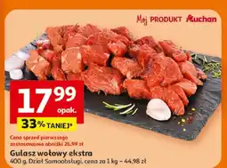Auchan Gulasz wołowy extra oferta