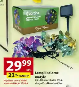 Auchan Lampki solarne motyle oferta
