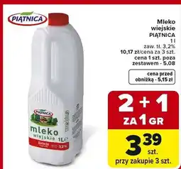 Carrefour Mleko wiejskie oferta