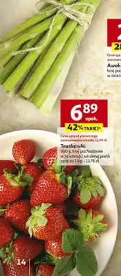 Auchan Truskawki 500 g, kraj pochodzenia w zależności od danej partii, cena za 1 kg - 13.78 zł oferta